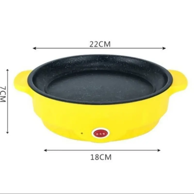 Lesindo Korean Pan Multifungsi Panci BBQ Alat Panggang Electric Grill 1