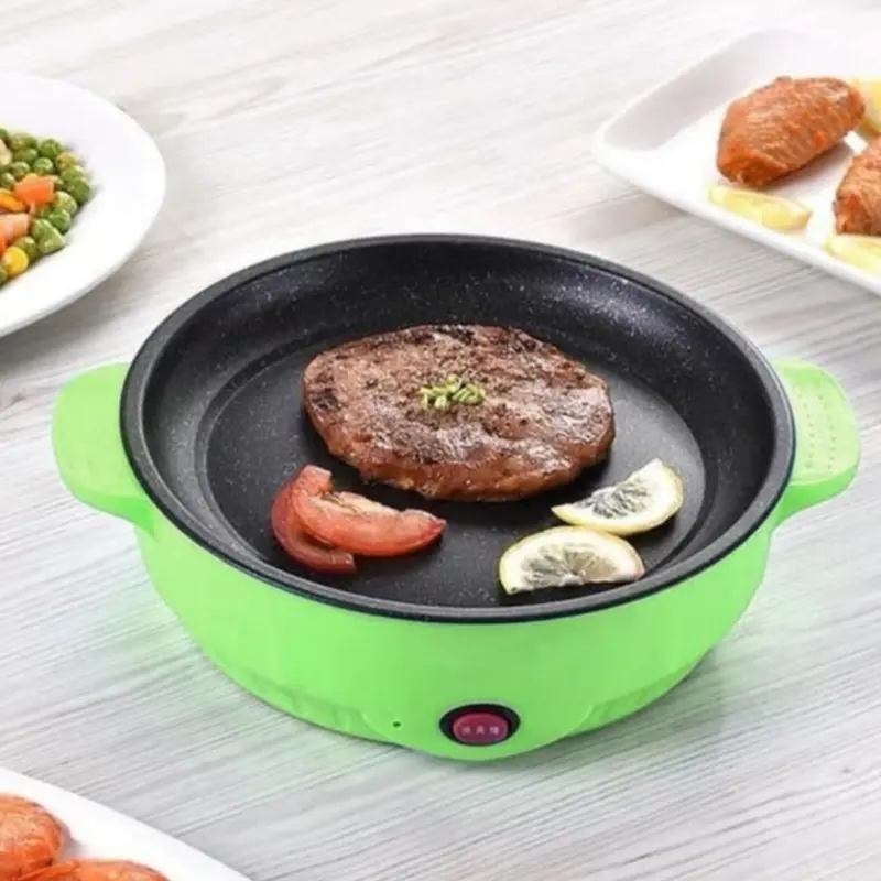 Lesindo Korean Pan Multifungsi Panci BBQ Alat Panggang Electric Grill 0