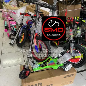 Scooter Skuter Injak Pedal Goes RMB HP Musik Lampu Murah BDG