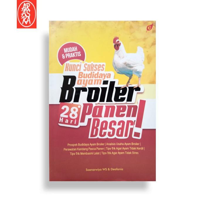 Gambar KUNCI SUKSES BUDIDAYA AYAM BROILER 28 HARI PANEN BESAR dari Araska Publisher Kab. Bantul Tokopedia