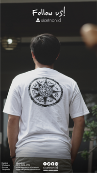 Gambar Kaos Muslim Sen Original Apparel - Art Sen Edisi Rumi M - Putih, M dari sicetnon Kota Depok 4 Tokopedia