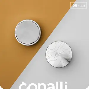 Coffee Distributor 58mm - Conalli Stainless Flat Distributor Tamper