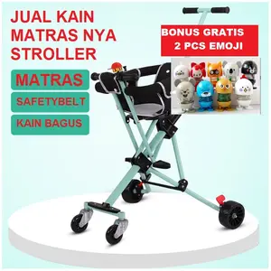 JUAL " KAIN STROLLER + SABUK SAFETY " MATRAS / BANTAL MICRO STROLLER