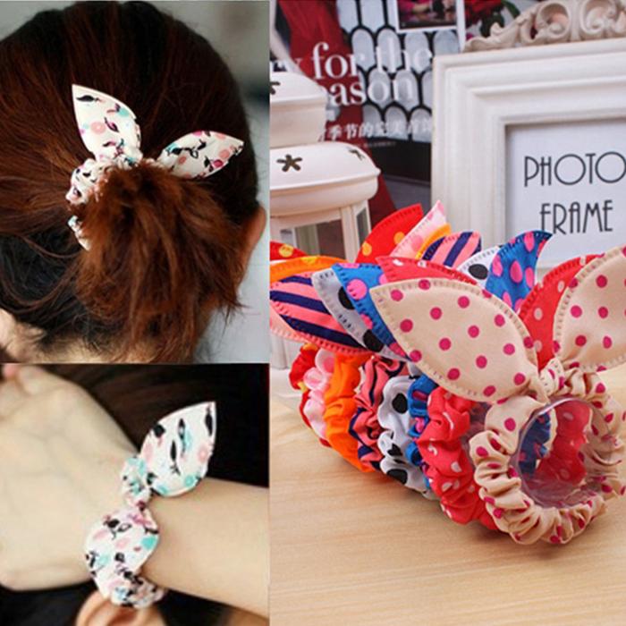 Gambar Ikat Rambut Bentuk Telinga Kelinci dari Dunia Jasmine Kota Surabaya Tokopedia