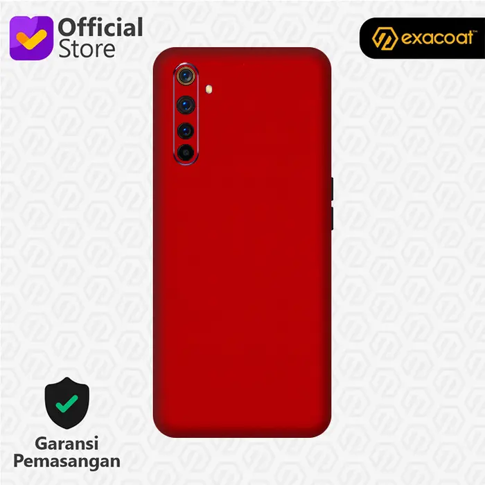 Gambar [EXACOAT] Realme Narzo 3M Skin / Garskin - True Colors - Merah, Model 360 Only dari Exacoat Kota Bekasi 3 Tokopedia