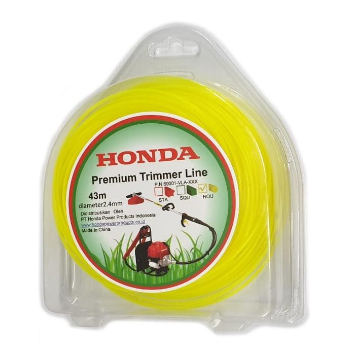 Gambar Honda Round Yellow - 2.4mm x 43 meter Refill Senar Mesin Potong Rumput dari Perkakasku Com Kota Bandung Tokopedia
