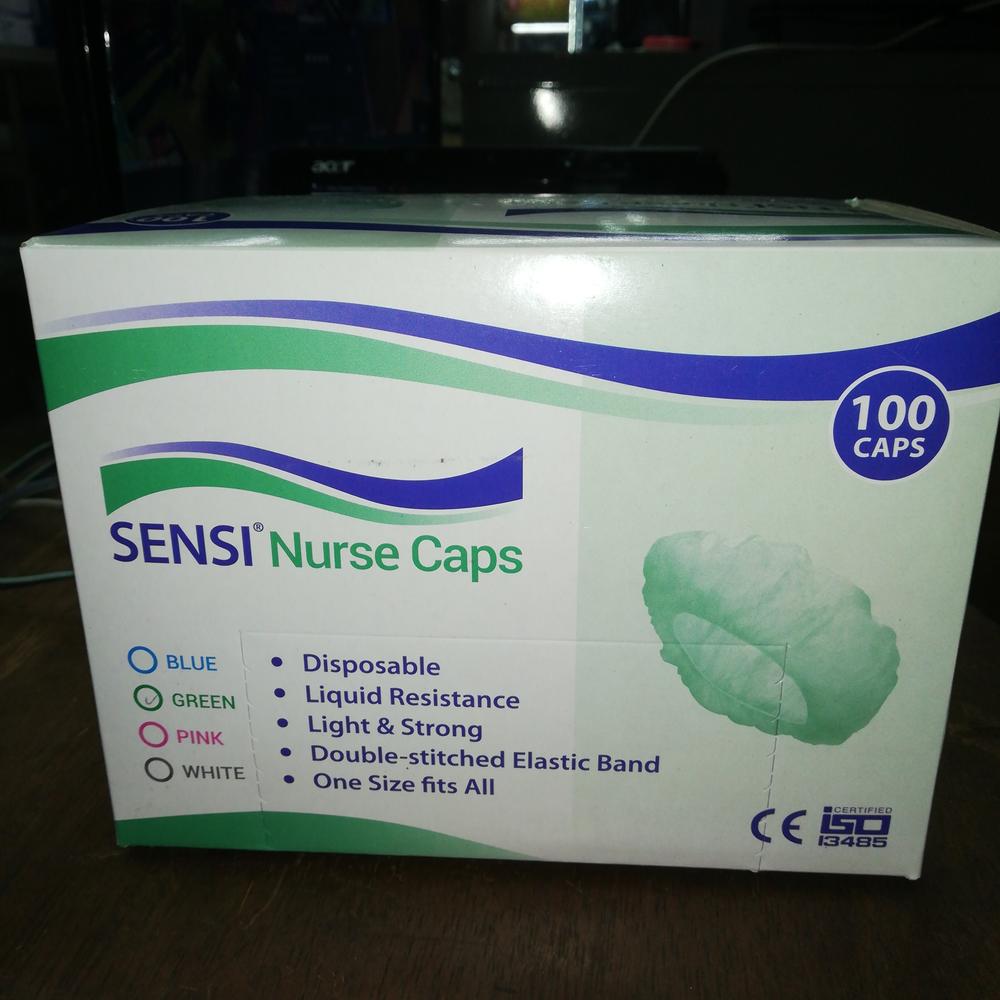 nurse cap Sensi hijau 1 box isi 100pcs