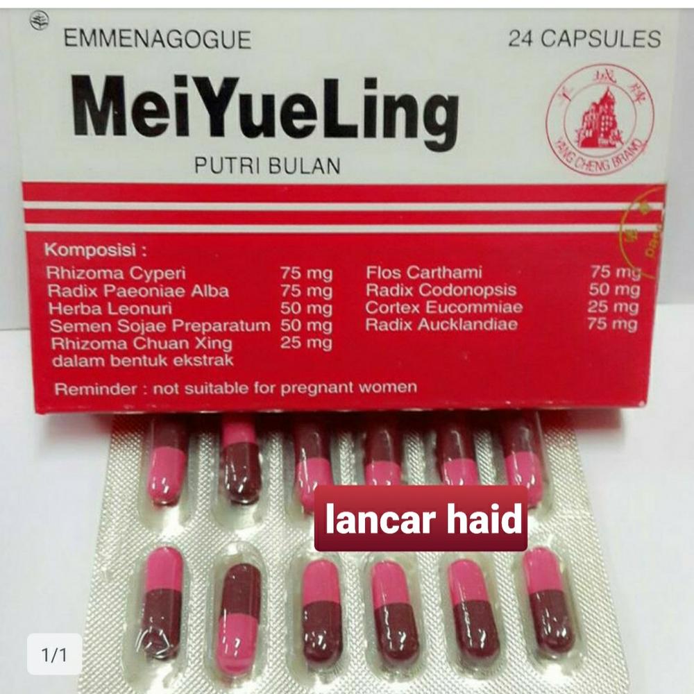 putri bulan ( meiyueling ) obat lancar haid