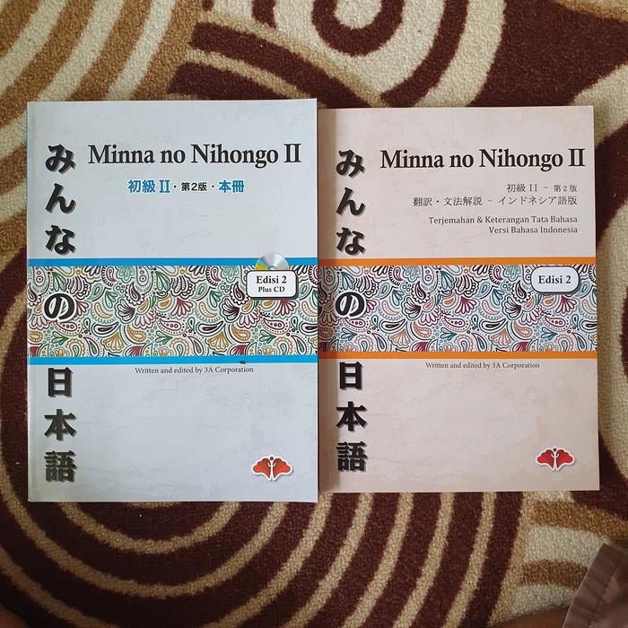 Gambar Minna No Nihongo 2 | Buku Panduan Bahasa Jepang Dasar dari Warung Mas Senpai Kab. Cilacap Tokopedia