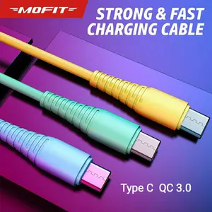 Kabel data Type C mofit m100 QC3.0 Quick charging original Grosir