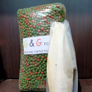 Makanan kura kura 1kg 5mm mix colour - pelet kura kura