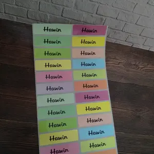 label nama colourfull