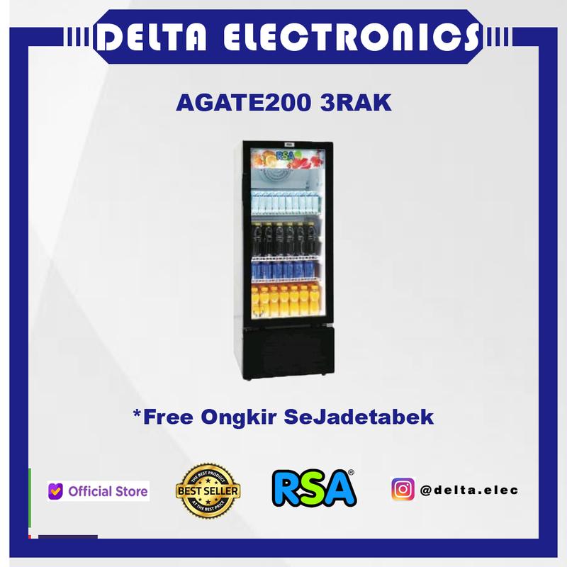 RSA Showcase Cooler 4 Rak AGATE-200 0