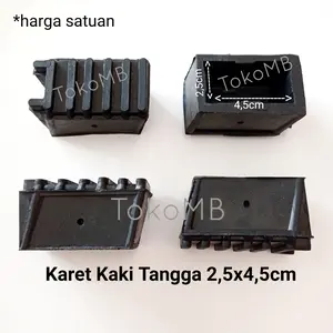 Karet Kaki Tangga Lipat Alumunium 25x45mm