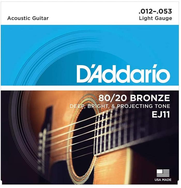 Gambar D Addario EJ11 Light 80/20 Bronze Acoustic Strings 012-053 dari Bandar Musik Jakarta BMJ Kota Administrasi Jakarta Pusat Tokopedia