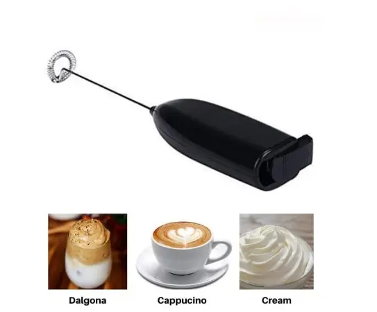 Milk Frother Pengembang Pembuih Susu Dalgona Cappucino Latte Pemula