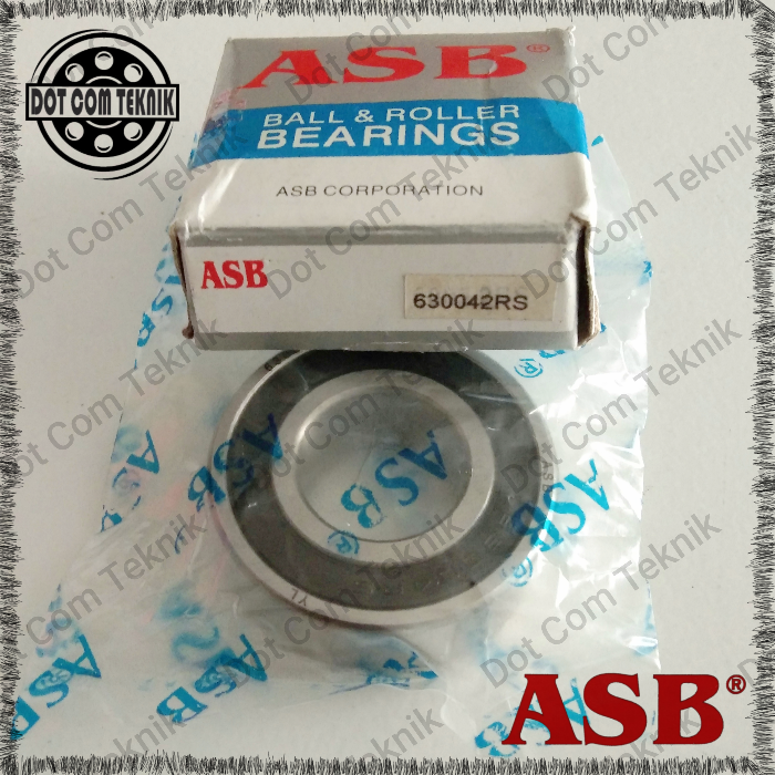 Gambar BEARING 63004 2RS ASB (ID 20MM x OD 42MM x WIDTH 16MM) dari Dot Com Teknik Kota Bekasi Tokopedia