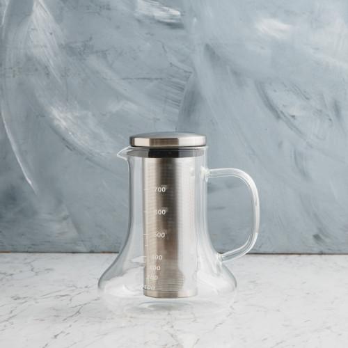 Gambar Brewsuniq - Glass Coffee Brewer With Built-In Filter Tube 700ml - Alat Seduh Kopi Manual Brewer Kaca dari Brewsuniq Store Kota Medan Tokopedia
