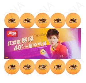 Table Tennis Ball DHS / Bola Tenis Meja DHS 1 STAR (Orange) - ORIGINAL