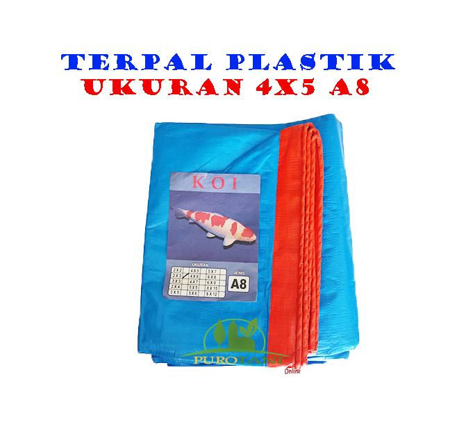 Gambar Terpal plastik ukuran 4x5 A8 Terpal 4mX5m A8 Terpal tenda kolam ikan dari PUROTANI.ID Kab. Purworejo Tokopedia