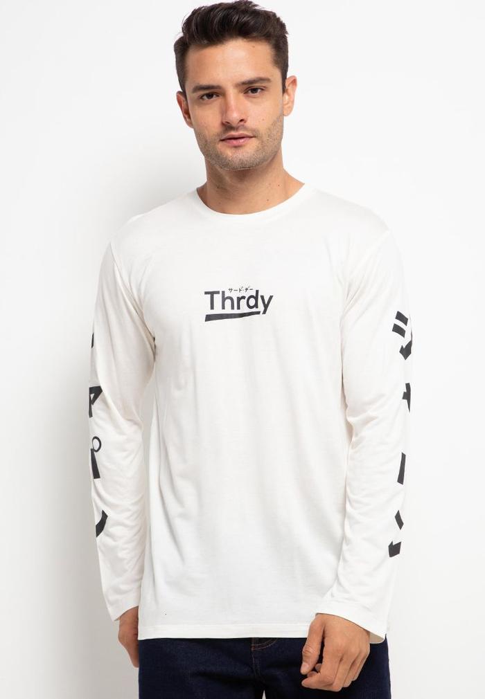 Gambar Third Day MTH77 Kaos Distro Lengan Panjang Long Sleeve Thrdy Katakana dari THIRD DAY Kota Bandung Tokopedia