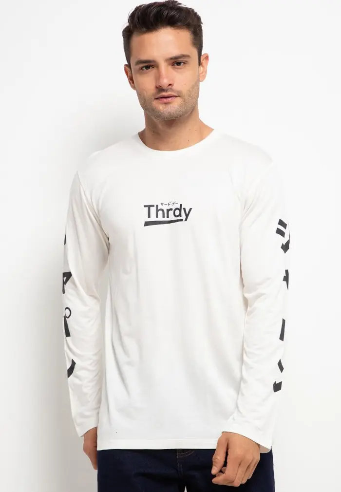 Gambar Third Day MTH77 Kaos Distro Lengan Panjang Long Sleeve Thrdy Katakana dari THIRD DAY Kota Bandung 5 Tokopedia
