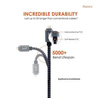 Gambar JETE Kabel Razors Type C- Kabel data Type C 100Cm - Original dari Doran Gadget Official Kab. Sidoarjo 4 Tokopedia