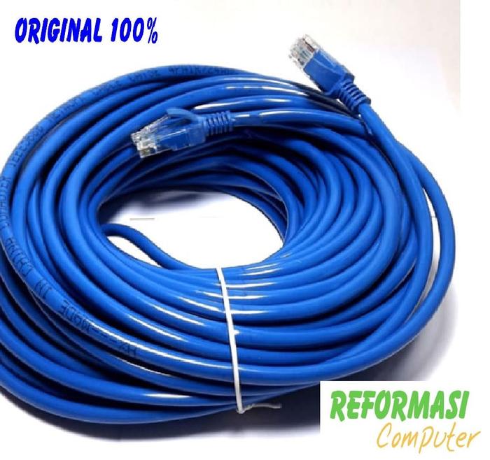 Gambar Kabel LAN UTP Network 25M Cat5e Siap Pakai 25Meter Cable 25 M 25 METER dari Reformasi Computer Kota Administrasi Jakarta Barat Tokopedia