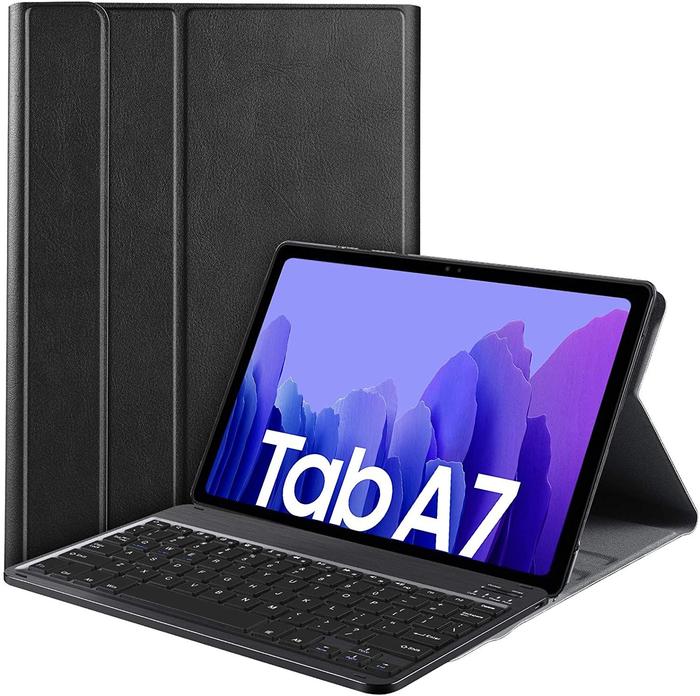 Gambar Slim Removable Keyboard Leather Case Samsung Tab A7 10.4 T500 T505 dari AreaHP77 Kota Administrasi Jakarta Pusat Tokopedia