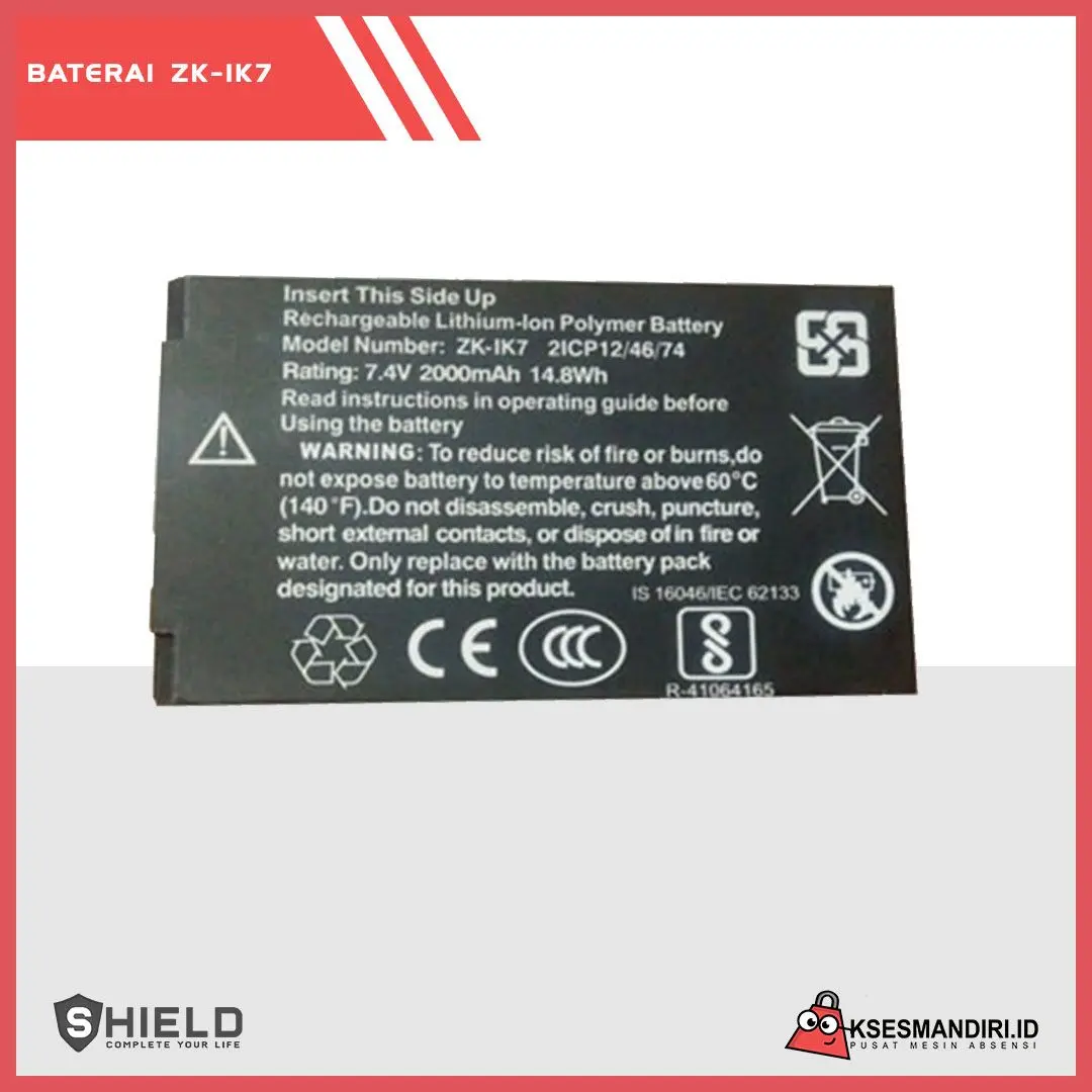 LITHIUM BATTERY Untuk Mesin Absensi