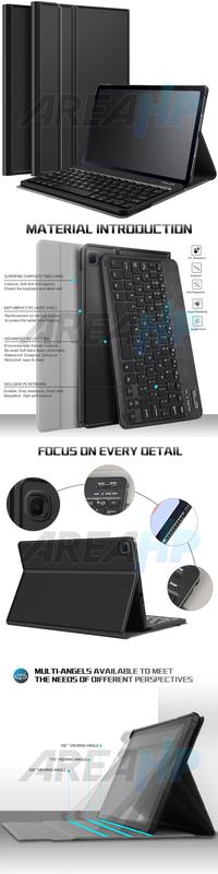Gambar Slim Removable Keyboard Leather Case Samsung Tab A7 10.4 T500 T505 dari AreaHP77 Kota Administrasi Jakarta Pusat 2 Tokopedia