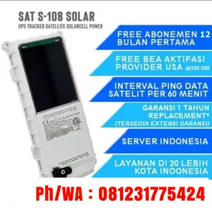 GPS TRACKER KAPAL LAUT VESSELPRO S108 SOLAR CELL FREE 12 BULAN ABODMEN