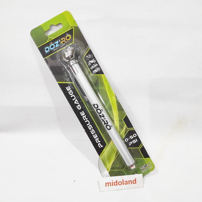 Gambar Tire Pressure Gauge Pengukur tekanan ban sepeda motor mobil panjang dari midoLand Kota Administrasi Jakarta Timur Tokopedia