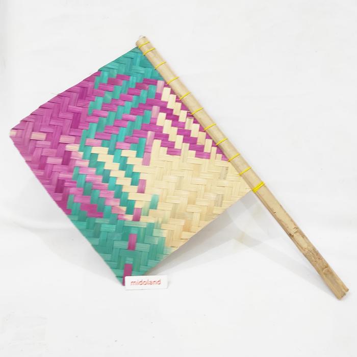 Gambar Kipas sate bahan bambu warna kecil midoland dari midoLand Kota Administrasi Jakarta Timur Tokopedia