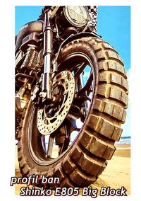 Gambar Ban Shinko E805 130/80-17 & 150/70-17 (Paket Hemat) dari Jawara Ban Sub Kota Surabaya 1 Tokopedia