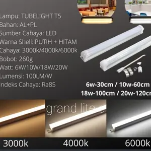LAMPU TL/T5 LED/LED TUBE LIGHT 6W 10W 18W 20W/30CM-120CM TERMURAH
