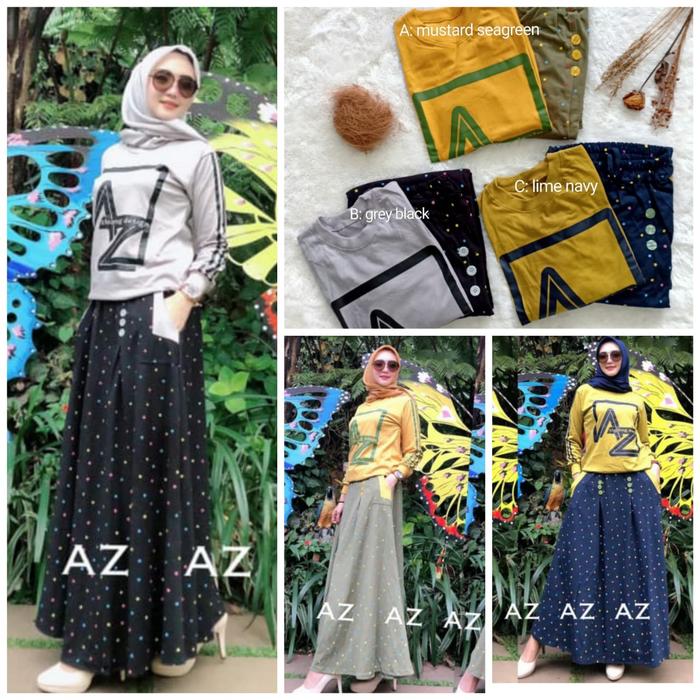 Gambar Setelan Rok Zola by Az Az dari Join Zona Kab. Sidoarjo Tokopedia