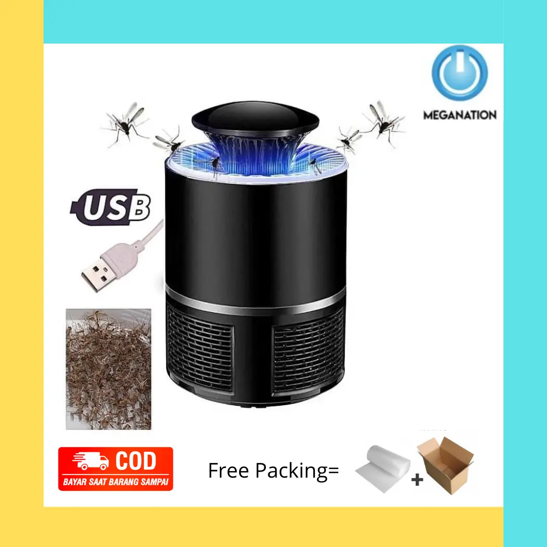PERANGKAP NYAMUK JEBAKAN LALAT KIPAS LAMPU LED UV ULTRAVIOLET
