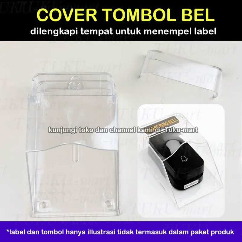 cover tombol bel rumah bel pintu bel wireless 0
