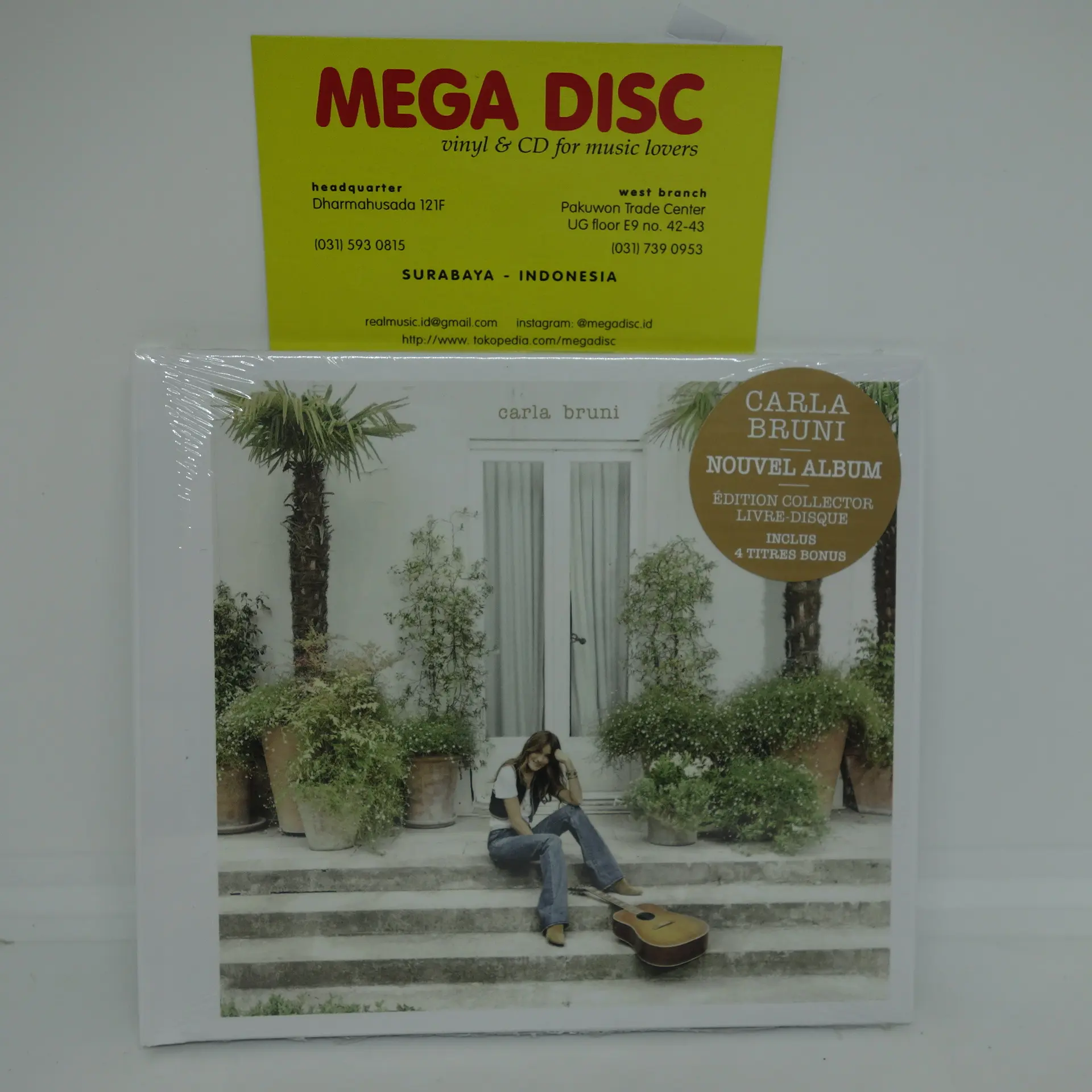 CD Carla Bruni - Carla Bruni Album Audio Music