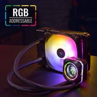 Gambar CPU Cooler AEROCOOL PULSE L120F RGB - 120mm AIO Liquid Cooler dari Techno Computer Bali Kota Denpasar 2 Tokopedia