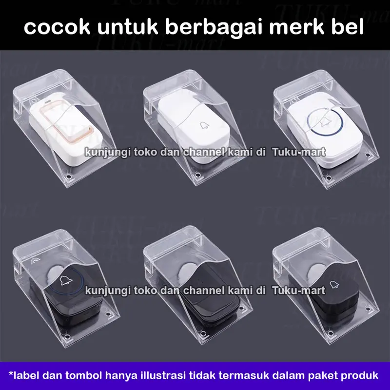 cover tombol bel rumah bel pintu bel wireless 1