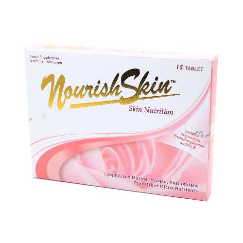 Nourish Skin 15 Tablet - Suplemen Kulit Normal, Berminyak, Jerawat