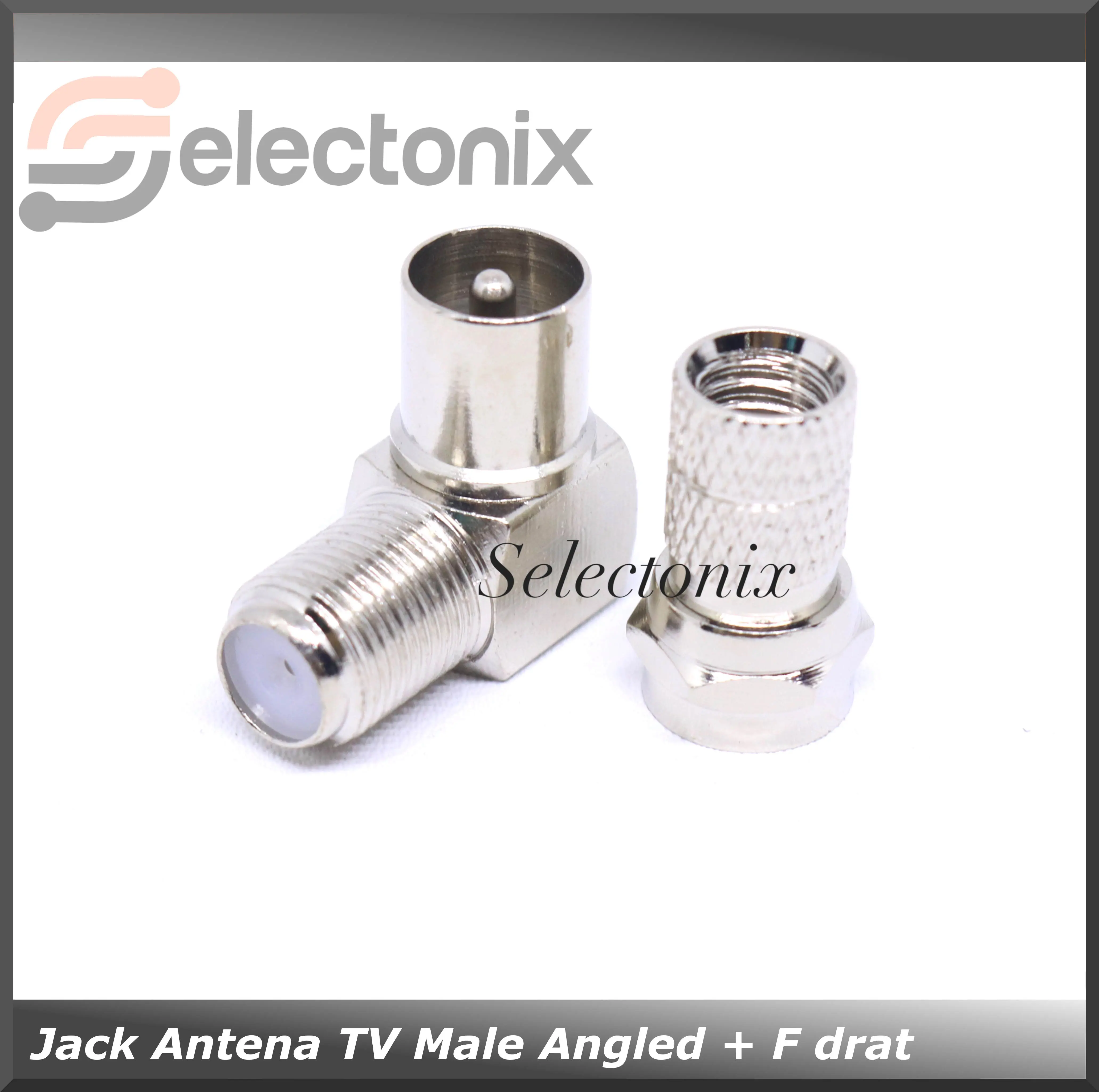 Jack Antena TV Male L Drat Set (Taiwan)