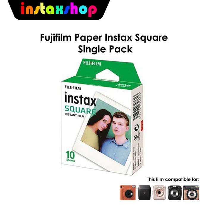 Gambar Refill Fujifilm Instax Square 10 lembar Polos Plain Paper Square dari Instaxshop Kota Bandung Tokopedia