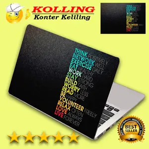 Garskin Laptop logo art motivation colour Skin Laptop Stiker Laptop
