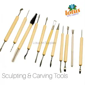 Lotus Clay Scuplting Pottery Carving Tools set 11