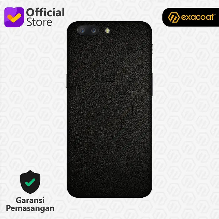 Gambar [EXACOAT] OnePlus 5 3M Skin / Garskin - Leather Black - Model 360 Only dari Exacoat Kota Bekasi 4 Tokopedia