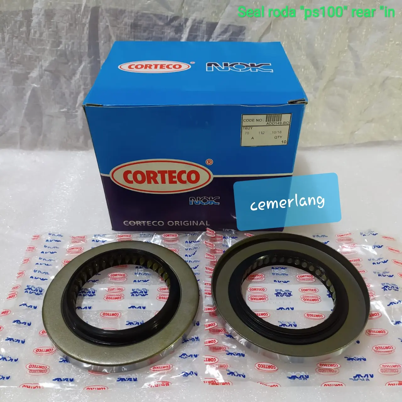 Seal Rear (In) Ps100/Ps125T [Nok] (MT161152)