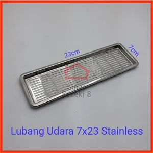 Lubang Hawa 7 x 23 / Ventilator / Lubang angin / Saringan Udara SS